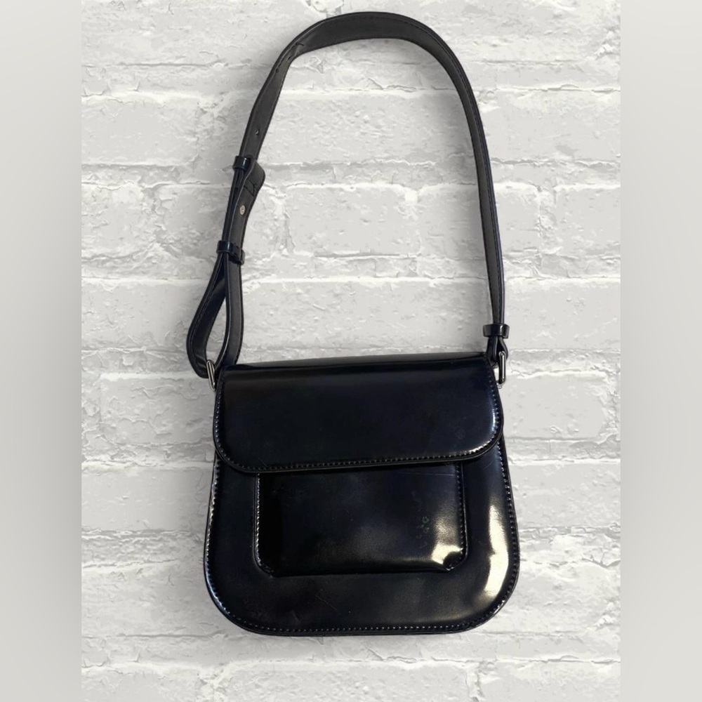 Zara Black Faux Leather purse - Picture 2 of 6